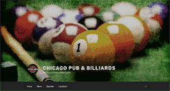 Desktop Screenshot of chicagopubandbilliards.com